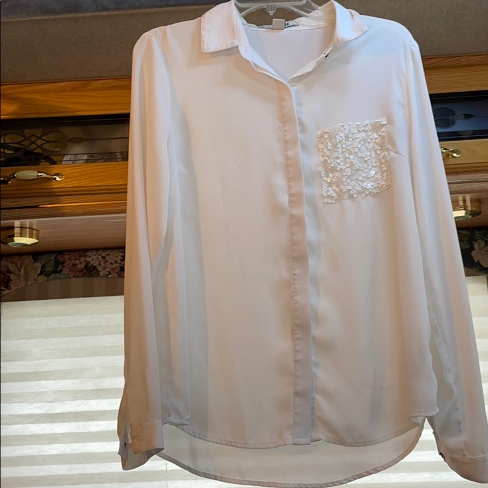 Forever 21 white blouse